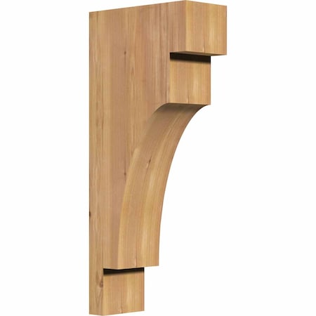 Ekena Millwork Mediterranean Smooth Corbel, Western Red Cedar, 5 1/2"W x 12"D x 28"H COR06X12X28MED00SWR